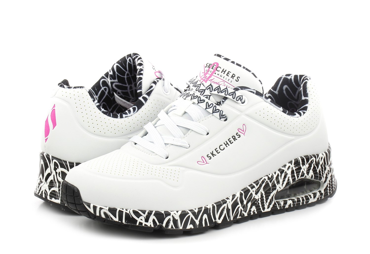 Skechers 155506 Bianco/multicolor Scarpe Donna 