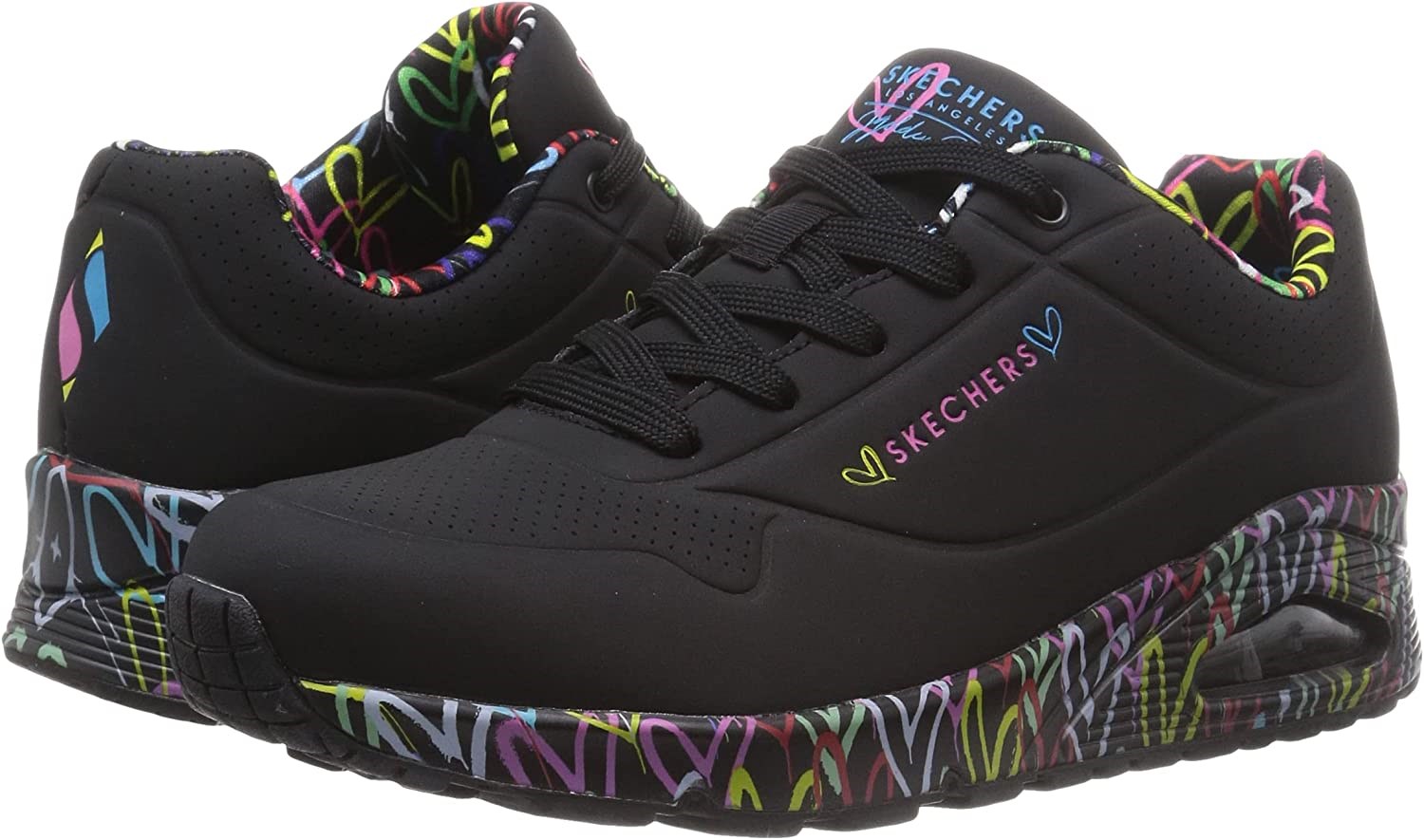 Skechers 155506 Nero/multicolor Scarpe Donna 