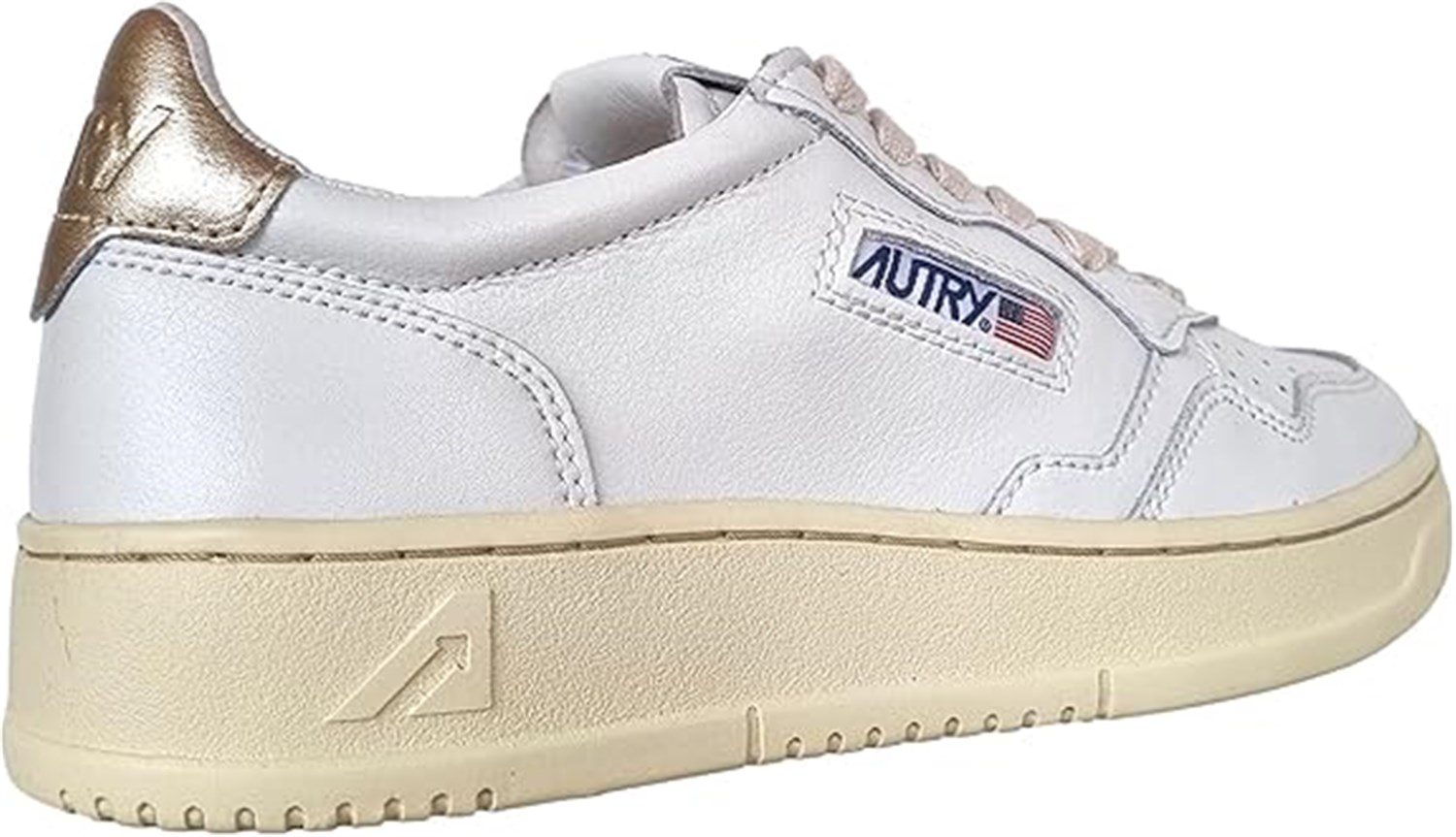 AUTRY AUL Bianco/oro Scarpe unisex 