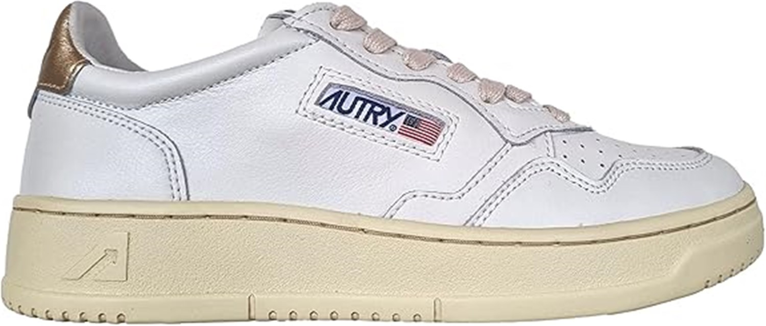 AUTRY AUL Bianco/oro Scarpe unisex 