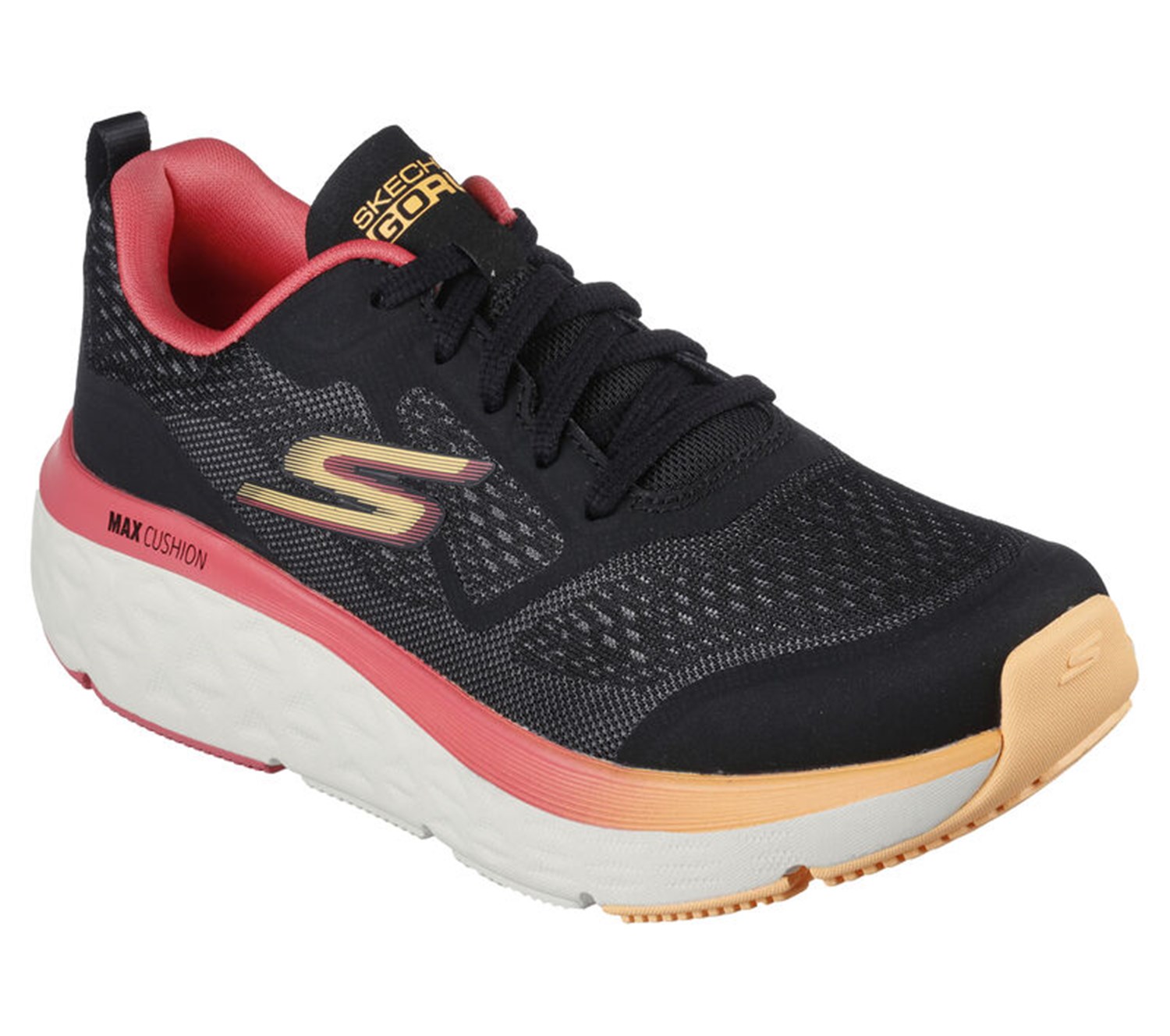 Skechers Max Cushioning Delta Nero/rosa Scarpe Donna 