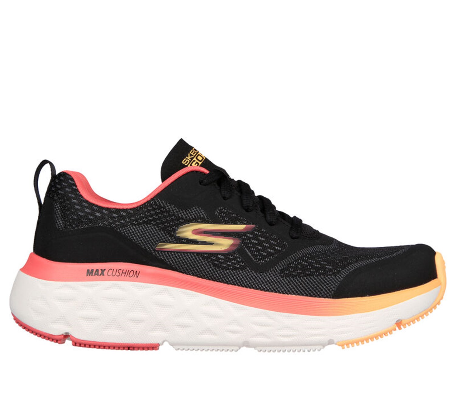 Skechers Max Cushioning Delta Nero/rosa Scarpe Donna 