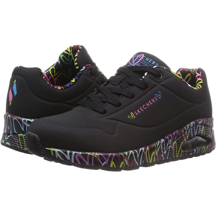 Skechers 155506 Nero/multicolor Scarpe Donna 