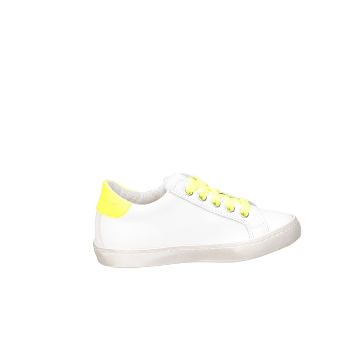 Dianetti Made In Italy I9869 BIANCO/GIALLO FLUO Scarpe Bambina 