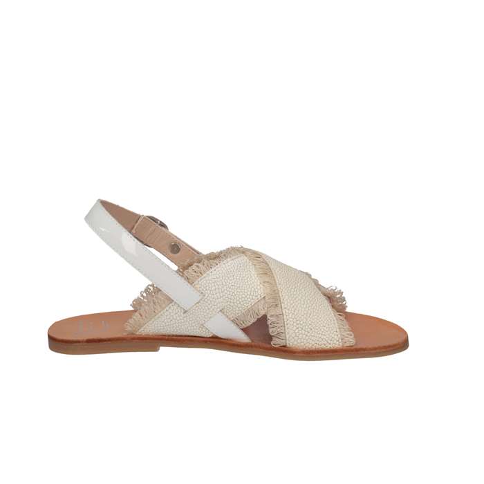 Manuela De Juan S2539 ANYA WHITE Bianco Scarpe Bambina 