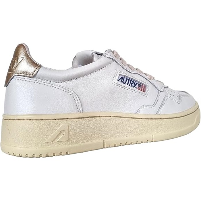 AUTRY AUL Bianco/oro Scarpe unisex 