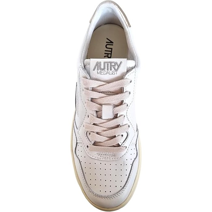 AUTRY AUL Bianco/oro Scarpe unisex 