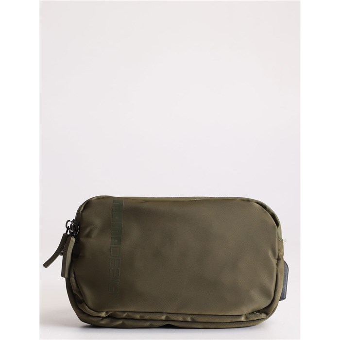 MOMODESIGN pouch tessuto Verde Borse Uomo 